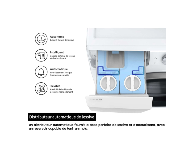 Lave-linge hublot Samsung WW11DB7B94GB BESPOKE AI