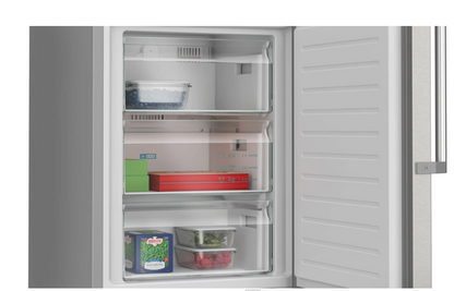 Réfrigérateur congélateur en bas Siemens KG39NAIAU, iQ500 Argent