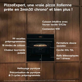 Four encastrable Electrolux EOX8P38WH Pizza expert