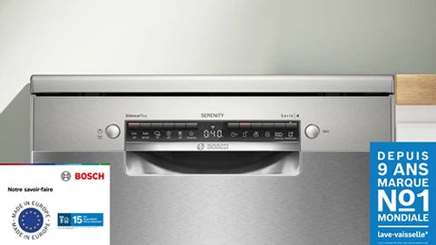 Lave-vaisselle pose libre Bosch SMS4ETI16E Argent