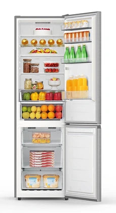 Réfrigérateur congélateur en bas Hisense FCN331ACA Inox