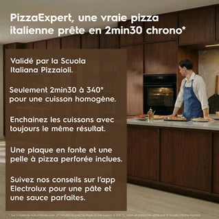 Four encastrable Electrolux EOX8P38WH Pizza expert