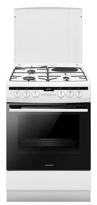 Cuisinière mixte Thomson TMMP63.3WH blanche